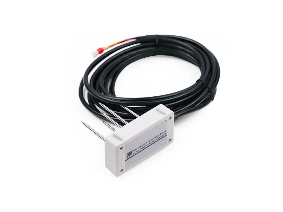 Soil Moisture Sensor - جهاز استشعار الرطوبة والموصلية الكهربائية ودرجة