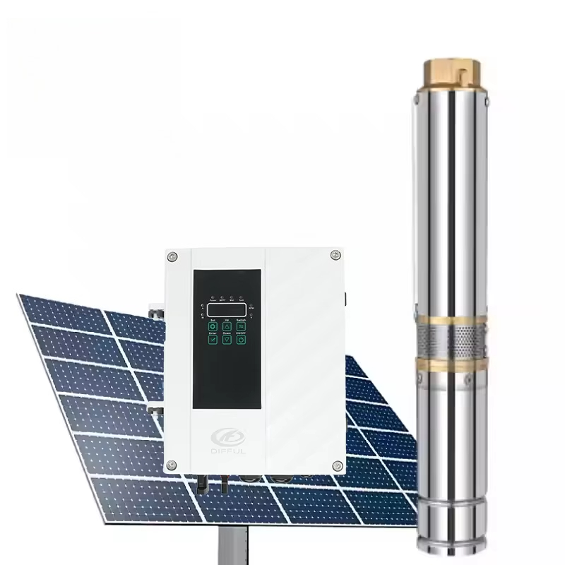 Farming Pump For Agriculture - مضخة مياه شمسية غاطسة مع نظام