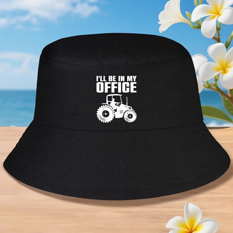 قبعة دلو رجالية بتصميم جرار مو - مراجعة Agriculture Farming Hats وسعره