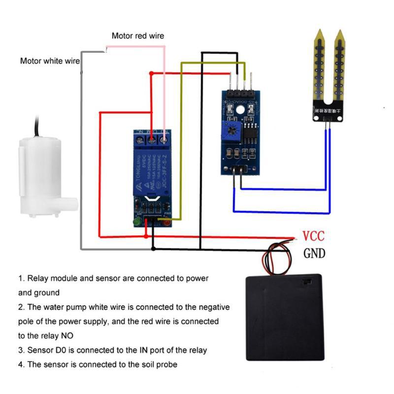طقم ري أوتوماتيكي للحدائق مع م - مراجعة Soil Moisture Sensor وسعره