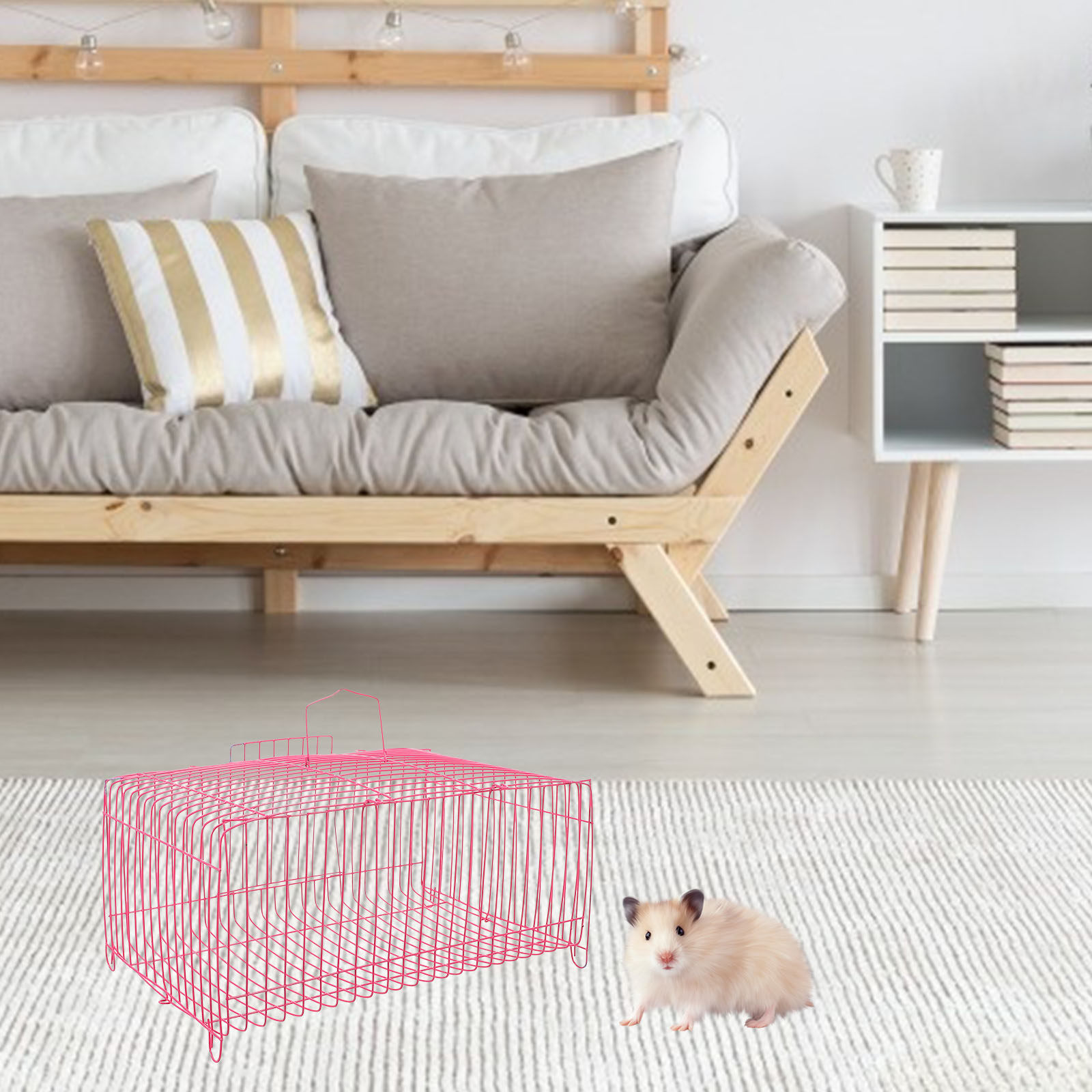 قفص طيور محمول يدويًا مصنوع من - مراجعة Rabbit Cage Wire وسعره