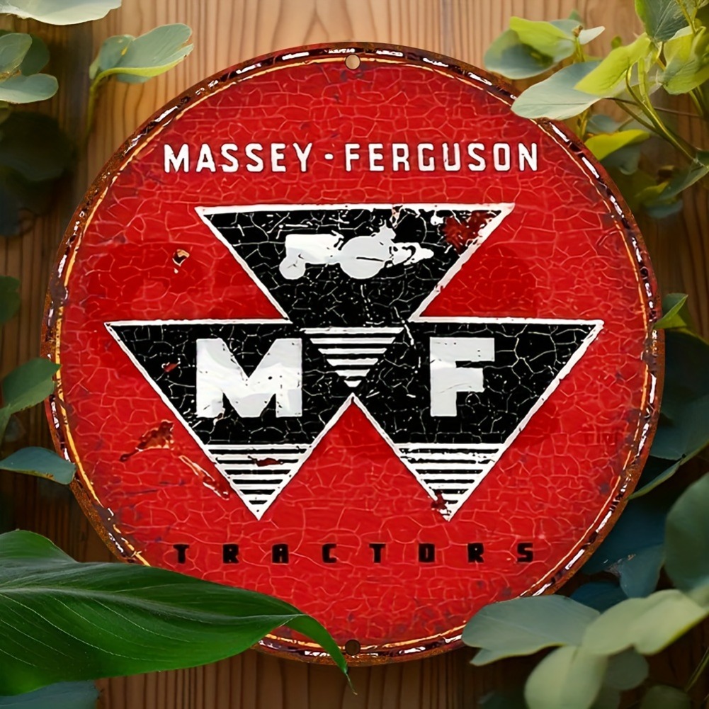 لافتة معدنية دائرية بتصميم جرا - مراجعة Farming Agriculture Logo وسعره
